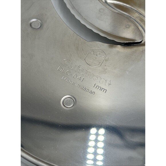 8 Piece Cuisinart Food Processor Replacement DLC-7 Disc Set DLC-070 Original Box - Picture 10 of 11